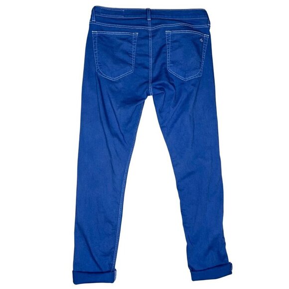 Rag & Bone The Dre Custom Dyed Destroyed Jeans in Indigo Royal Blue SZ 29 NWT - Picture 3 of 10